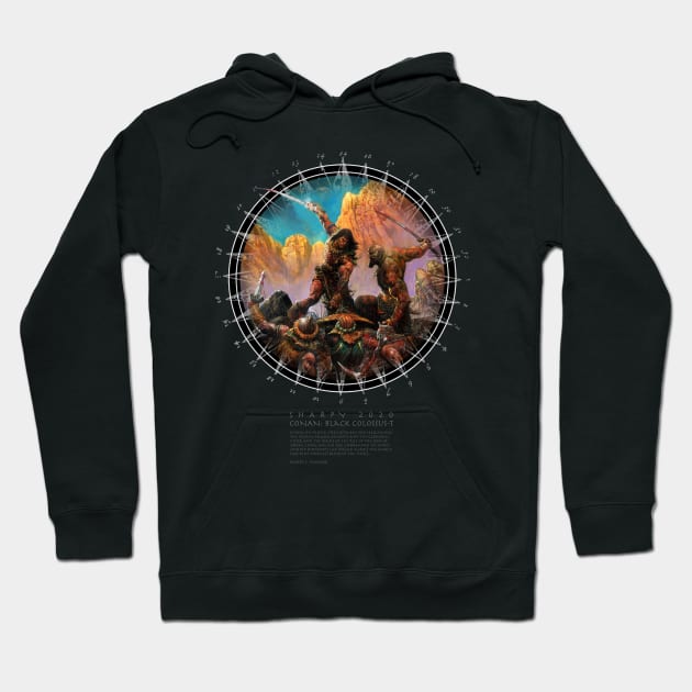 Black Colossus Hoodie by sharpy